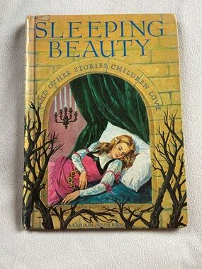 Vintage 1958/66 Sleeping Beauty, Rumplestiltskin Random House Book For Children